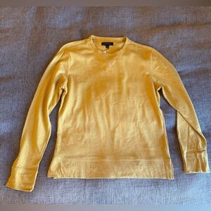 Banana Republic yellow long sleeve crew